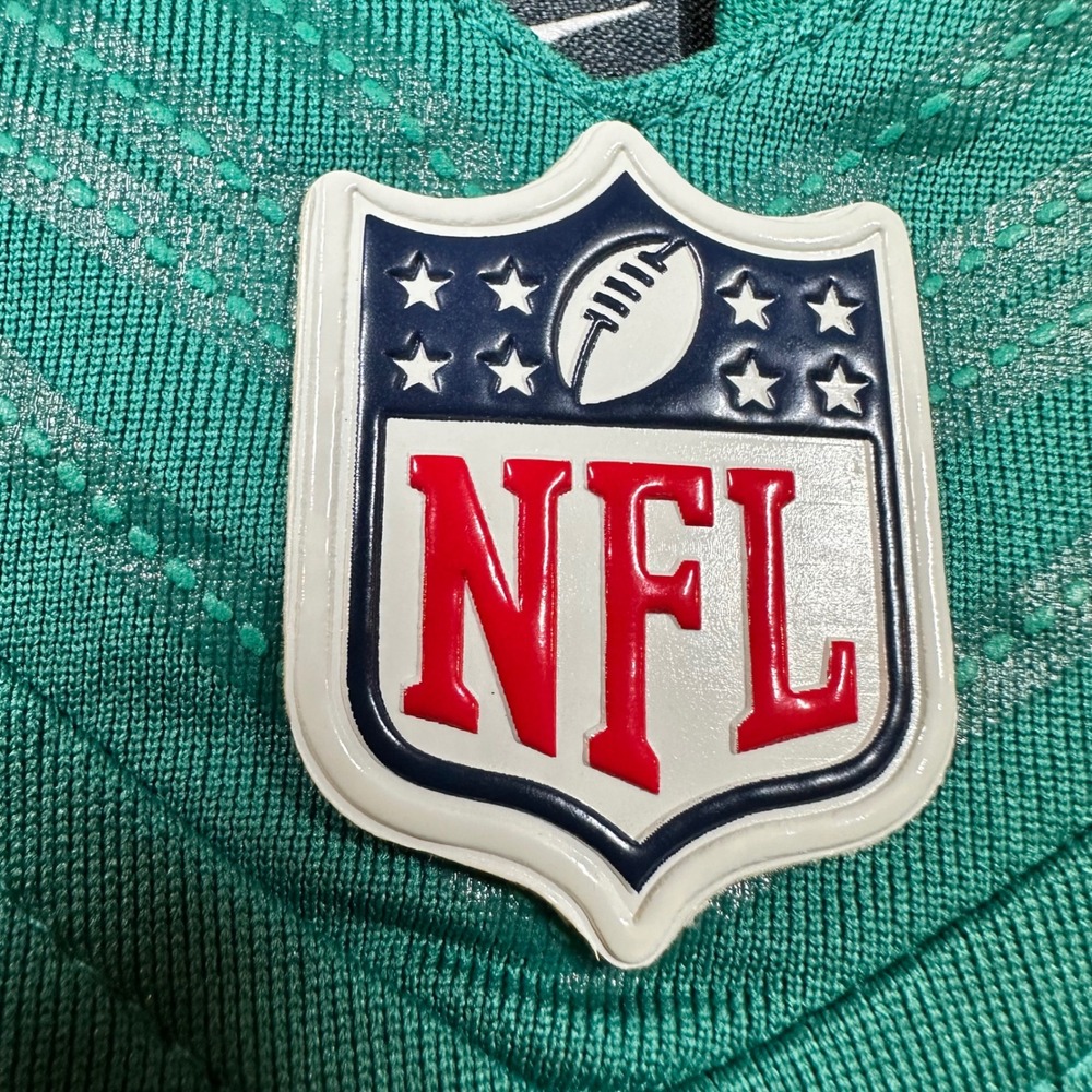 Nike Miami Dolphins Dan Marino 13 Stitched NFL Jersey Teal Mens 48 XL - Picture 6 of 12
